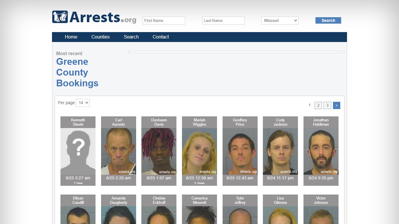 Greene County Arrests and Inmate Search