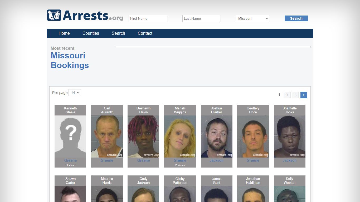 Missouri Arrests and Inmate Search